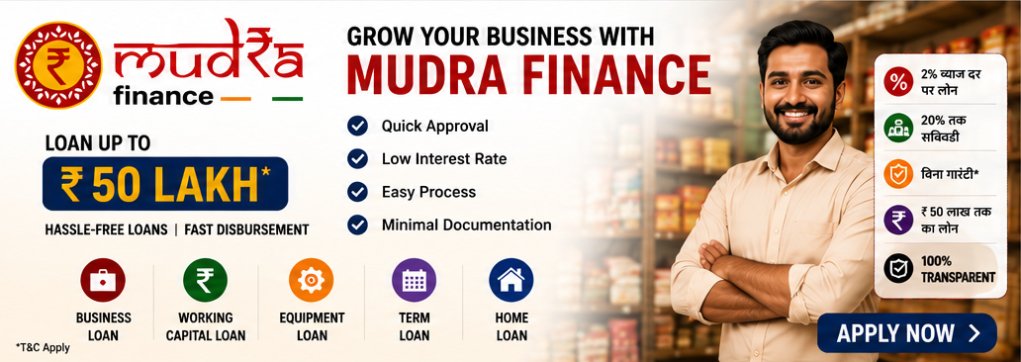 Grow Your Business With Mudra Finance